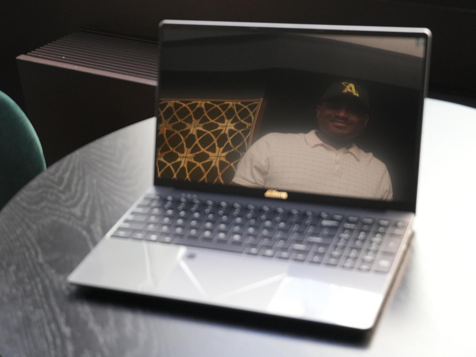 Alfera laptop work session — premium African electronics for professionals